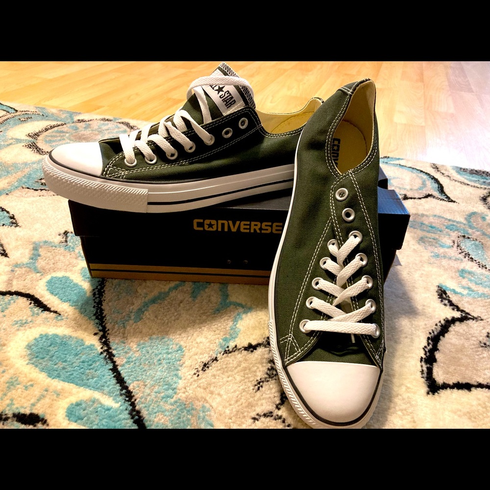 NEW Converse Shoes Green Women’s 12 Mens 10